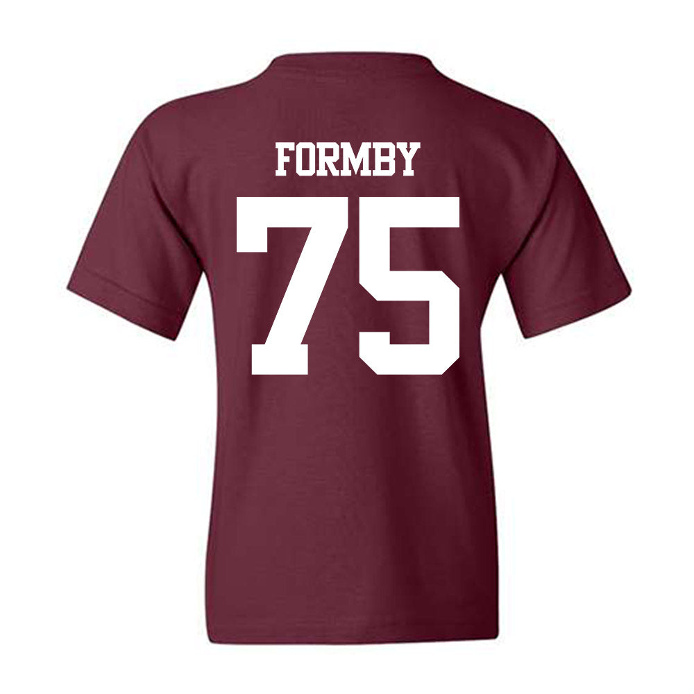 Texas A&M - NCAA Football : Wilkin Formby - Statement Shersey Youth T-Shirt-1