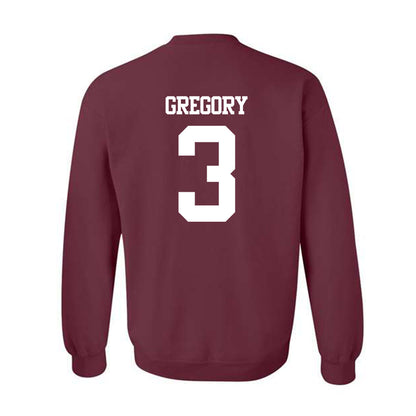 Texas A&M - NCAA Football : Aaron Gregory - Statement Shersey Crewneck Sweatshirt-1