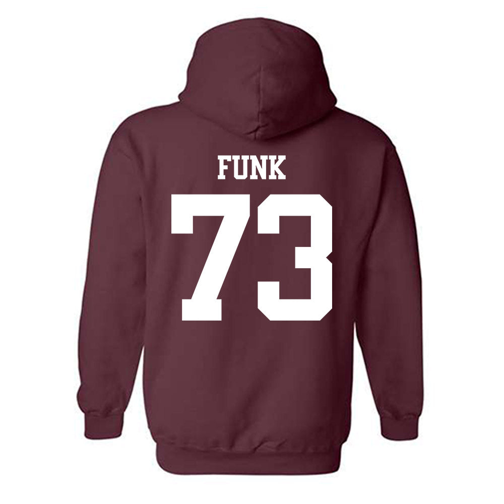 Texas A&M - NCAA Football : Ashton Funk - Statement Shersey Hooded Sweatshirt-1