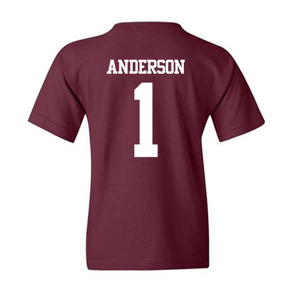 Texas A&M - NCAA Football : Bryce Anderson - Statement Shersey Youth T-Shirt-1