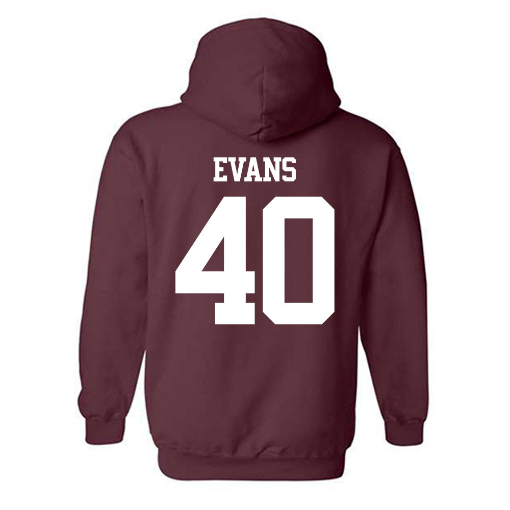 Texas A&M - NCAA Football : Gray Evans - Statement Shersey Hooded Sweatshirt-1