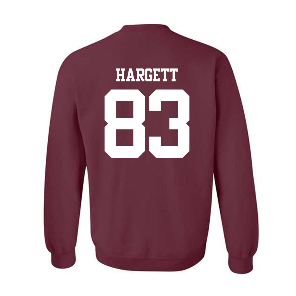 Texas A&M - NCAA Football : Will Hargett - Statement Shersey Crewneck Sweatshirt-1
