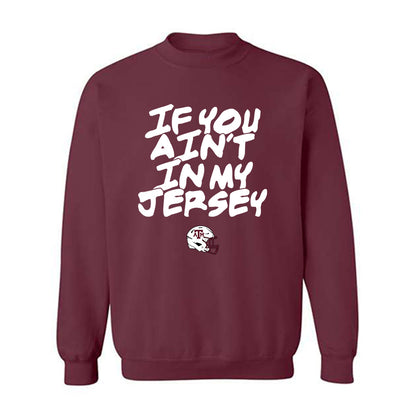 Texas A&M - NCAA Football : Gray Evans - Statement Shersey Crewneck Sweatshirt-0