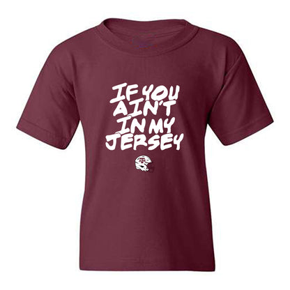 Texas A&M - NCAA Football : Jayden Warren - Statement Shersey Youth T-Shirt-0