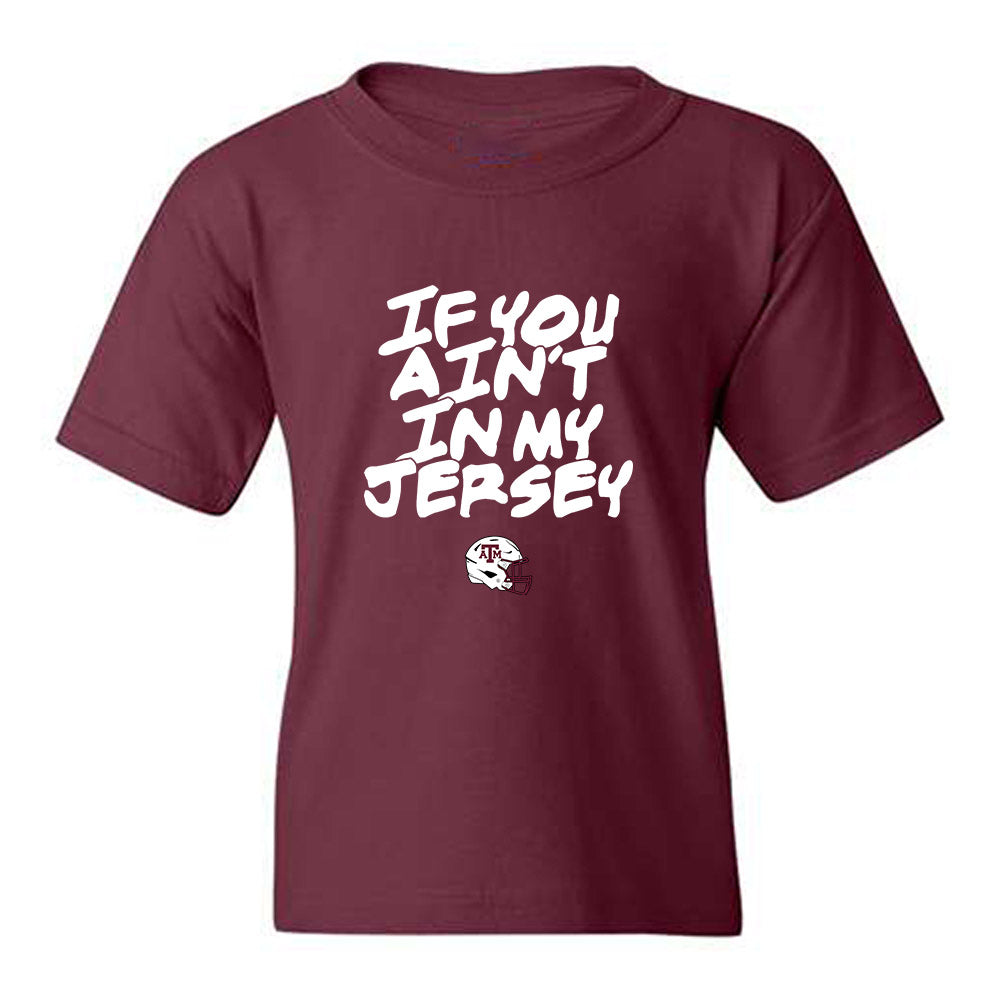 Texas A&M - NCAA Football : Coen Echols - Statement Shersey Youth T-Shirt-0