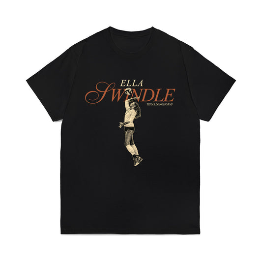 Texas - NCAA Women's Volleyball : Ella Swindle - Legacy Comfort Colors T-Shirt-0