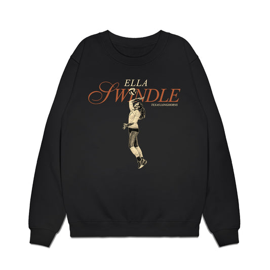 Texas - NCAA Women's Volleyball : Ella Swindle - Legacy Premium Crewneck Sweatshirt-0