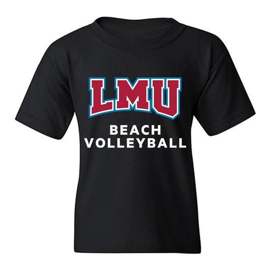 LMU - NCAA Beach Volleyball : Ellie Davis - Statement Youth T-Shirt-0