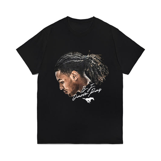 SMU - NCAA Men's Basketball : Bj Davis-Ray - GameFace Comfort Colors T-Shirt-0