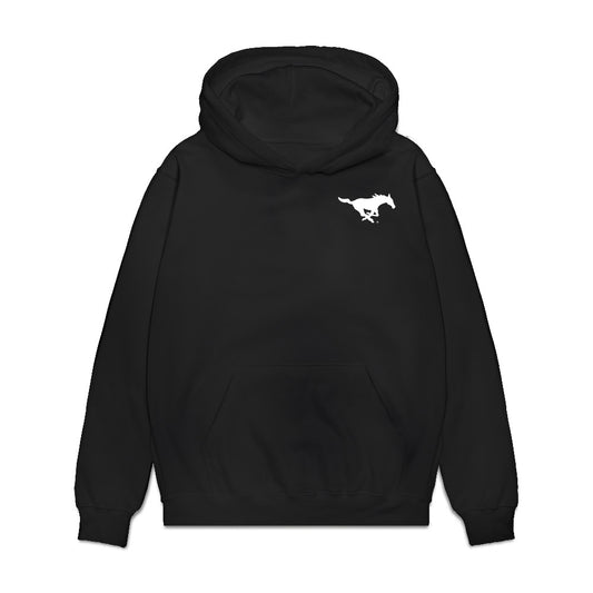 SMU - NCAA Men's Basketball : Bj Davis-Ray - GameFace Premium Hooded Sweatshirt-0