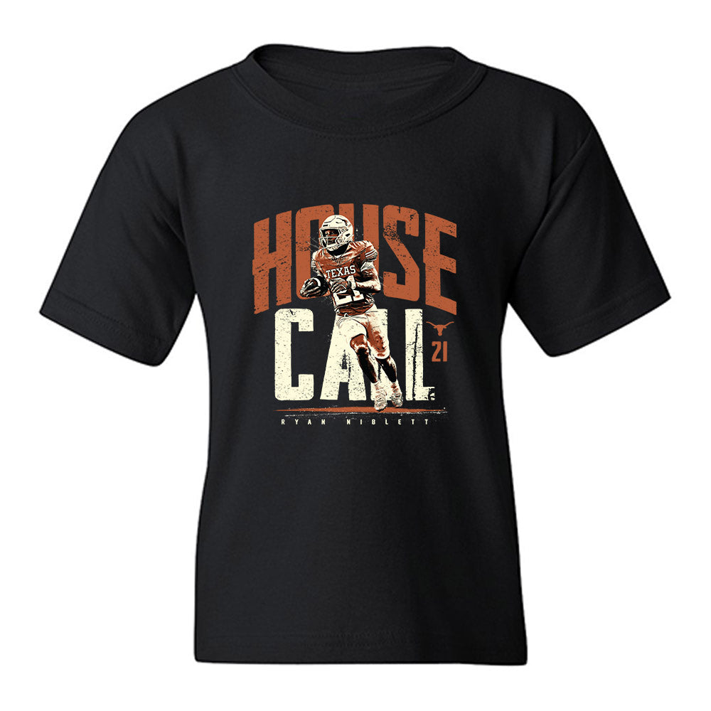 Texas - NCAA Football : Ryan Niblett - Youth T-Shirt-0