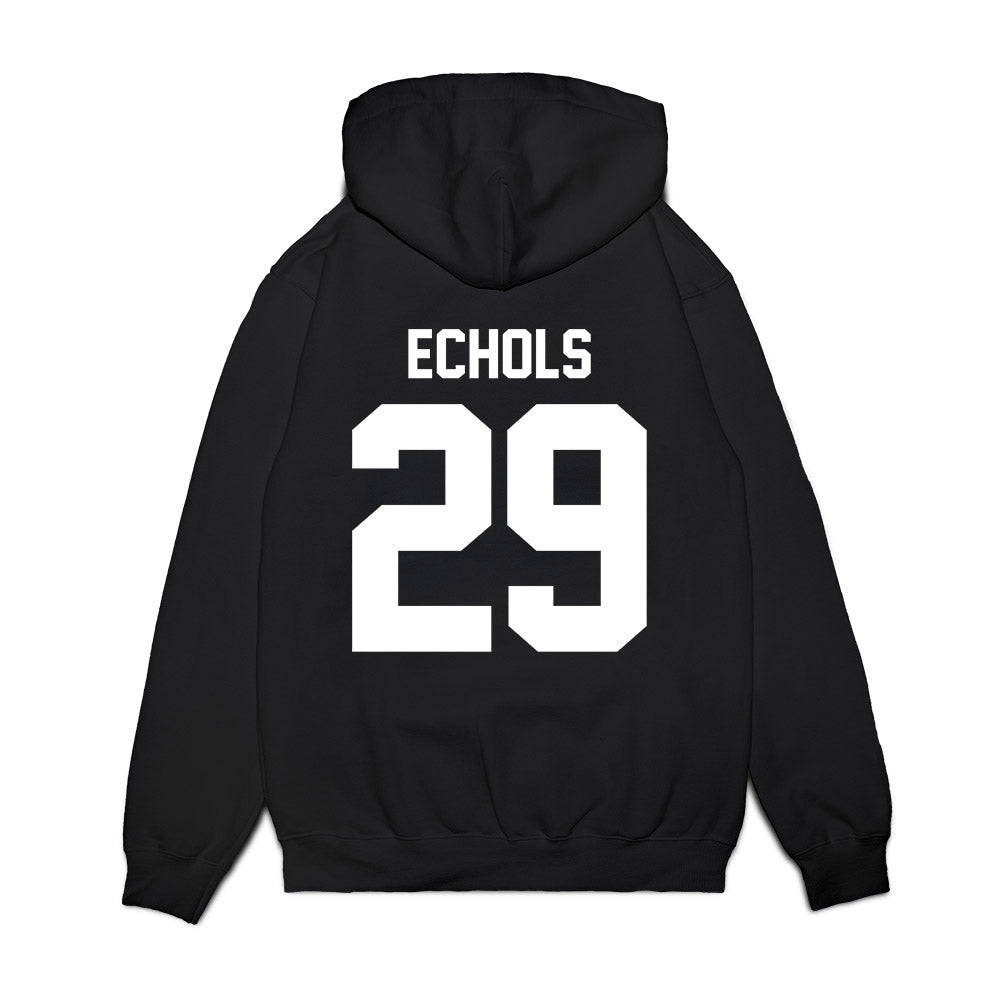 Texas A&M - NCAA Football : Justin Echols - Vintage Premium Hooded Sweatshirt-1