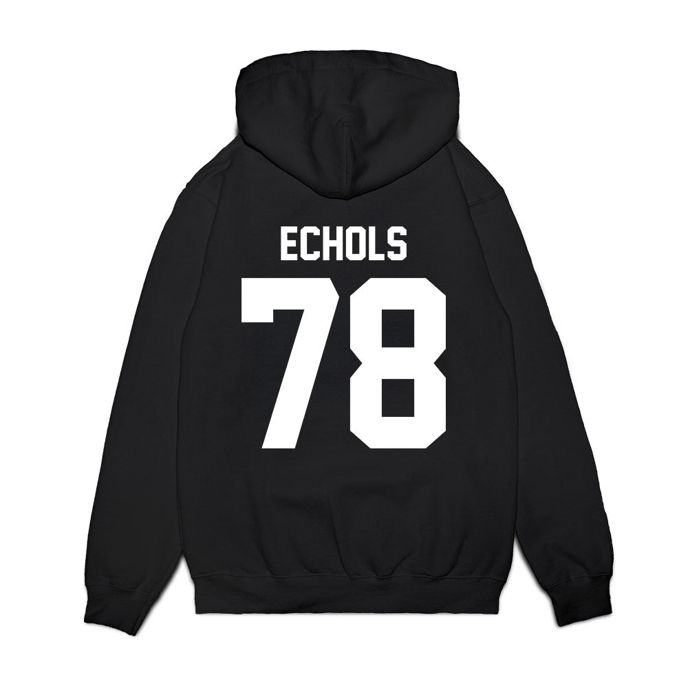 Texas A&M - NCAA Football : Coen Echols - Vintage Premium Hooded Sweatshirt-1