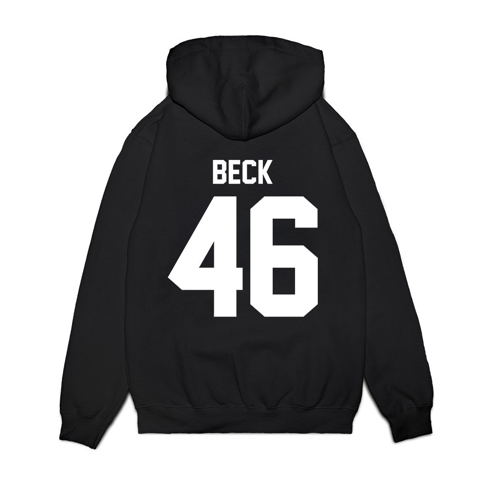 Texas A&M - NCAA Football : Qui Beck - Vintage Premium Hooded Sweatshirt-1