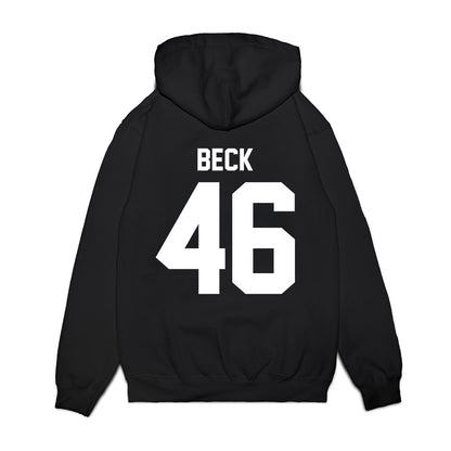 Texas A&M - NCAA Football : Qui Beck - Vintage Premium Hooded Sweatshirt-1