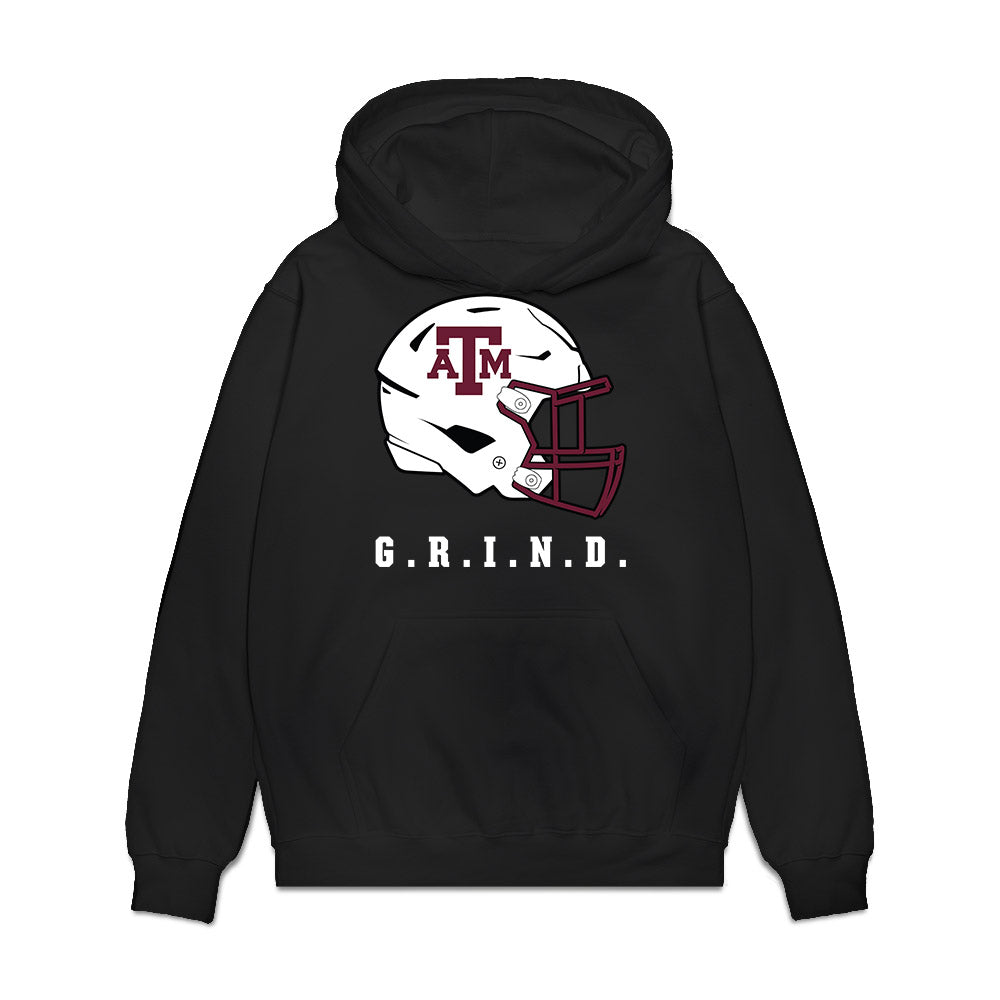 Texas A&M - NCAA Football : Aaron Gregory - Vintage Premium Hooded Sweatshirt-0