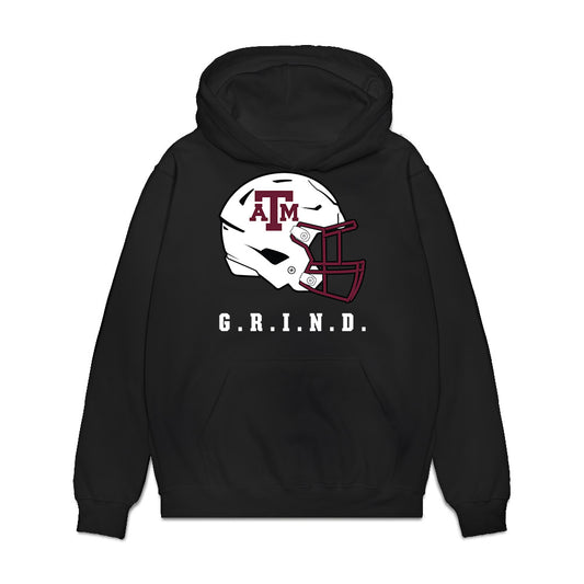 Texas A&M - NCAA Football : Aaron Gregory - Vintage Premium Hooded Sweatshirt-0