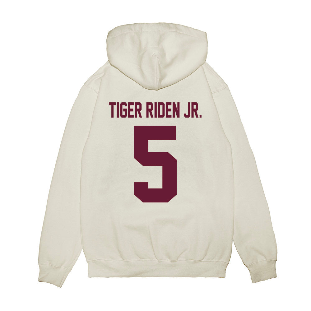Texas A&M - NCAA Football : Deondrae Tiger Riden Jr. - Vintage Premium Hooded Sweatshirt-1