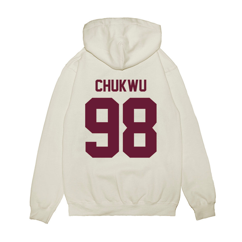 Texas A&M - NCAA Football : Jesse Chukwu - Vintage Premium Hooded Sweatshirt-1
