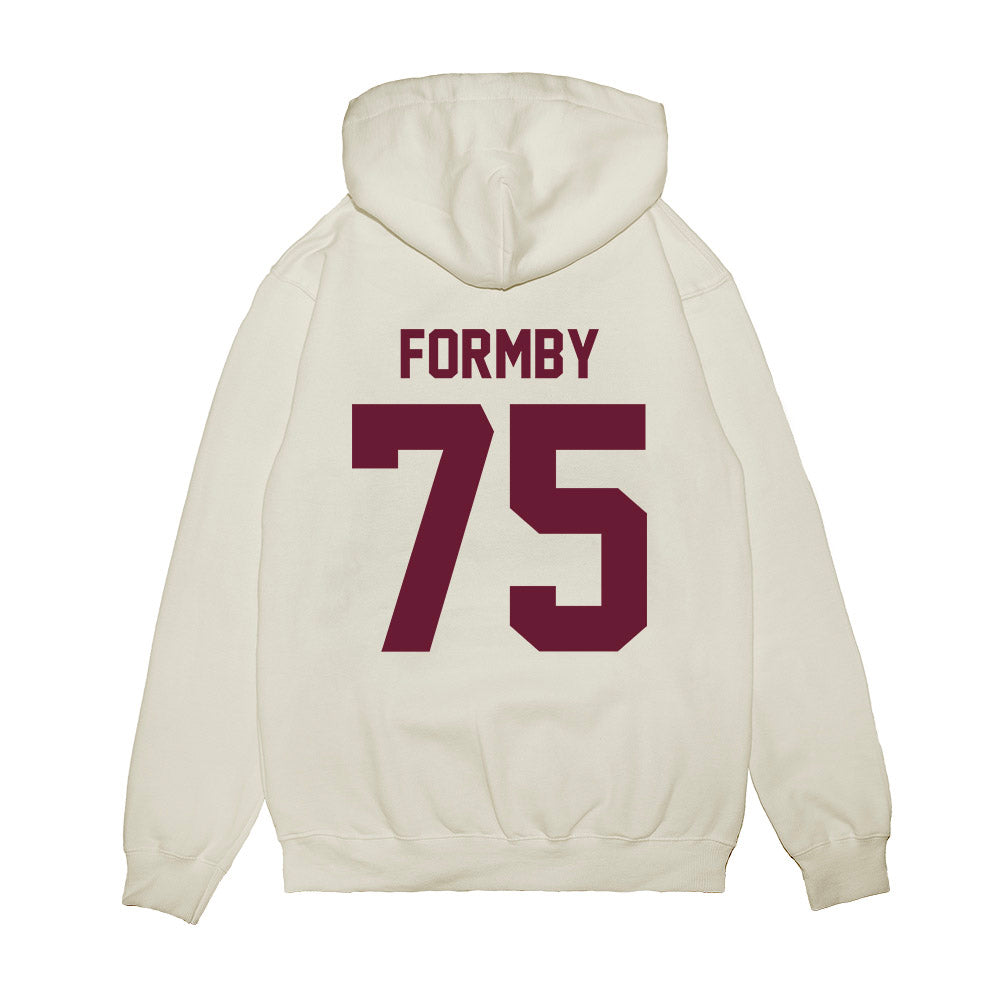 Texas A&M - NCAA Football : Wilkin Formby - Vintage Premium Hooded Sweatshirt-1