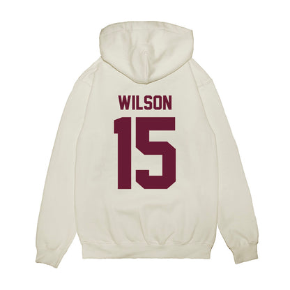 Texas A&M - NCAA Football : Tylan Wilson - Vintage Premium Hooded Sweatshirt-1