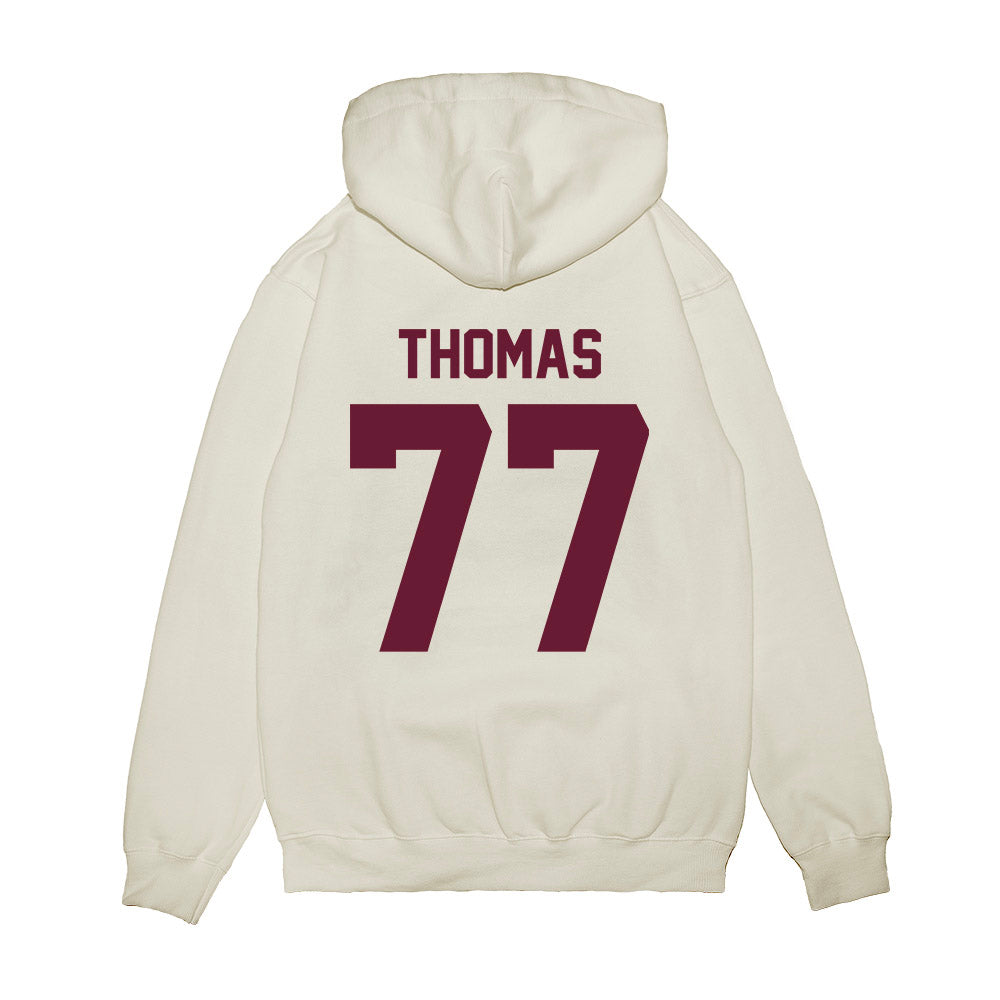 Texas A&M - NCAA Football : Tyler Thomas - Vintage Premium Hooded Sweatshirt-1
