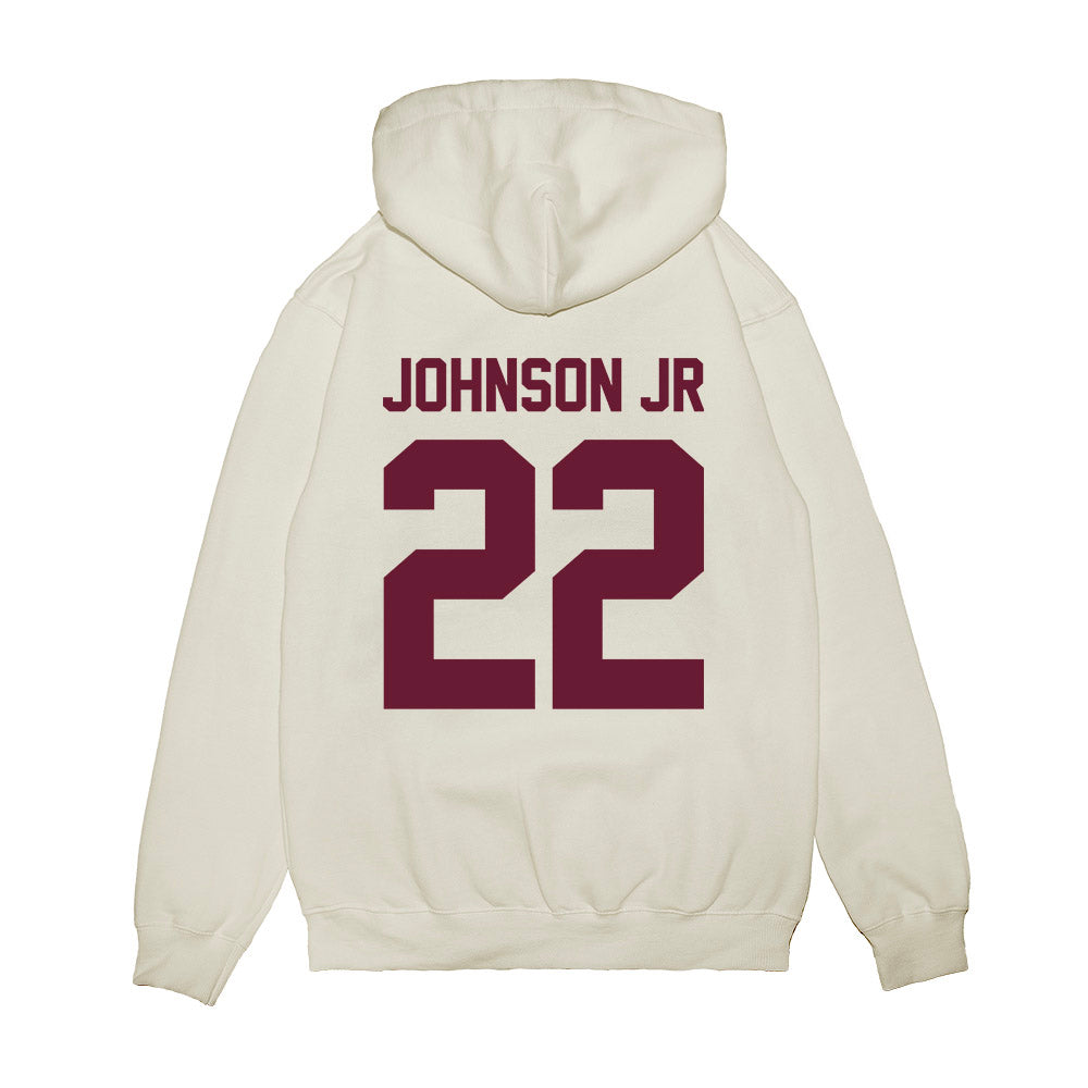 Texas A&M - NCAA Football : Rashad "Tom Tom" Johnson Jr - Vintage Premium Hooded Sweatshirt-1