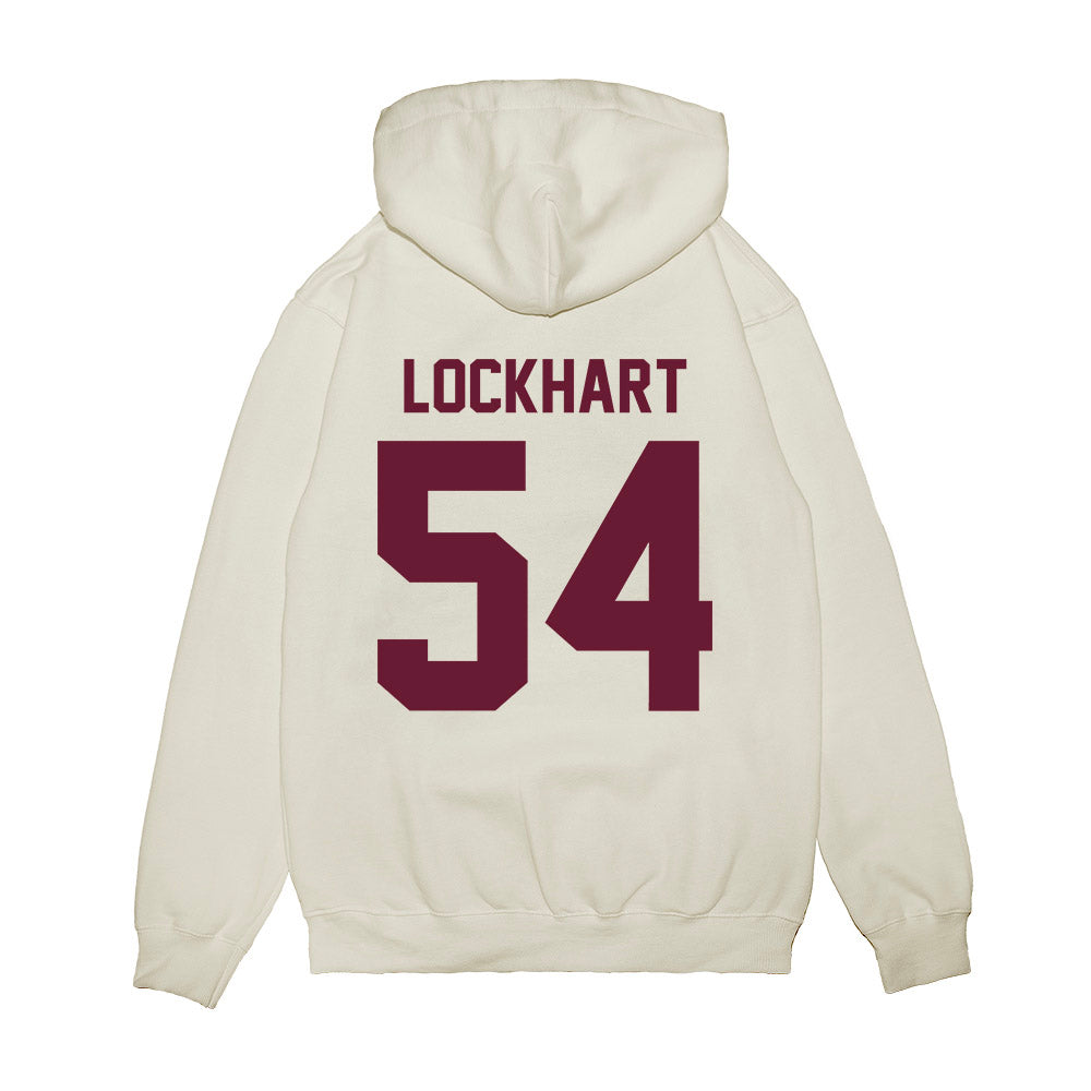 Texas A&M - NCAA Football : Jordan Lockhart - Vintage Premium Hooded Sweatshirt-1