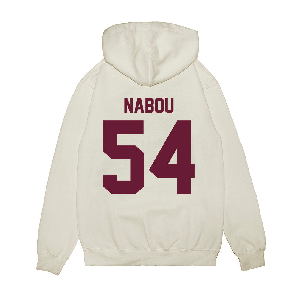Texas A&M - NCAA Football : Mark Nabou - Vintage Premium Hooded Sweatshirt-1