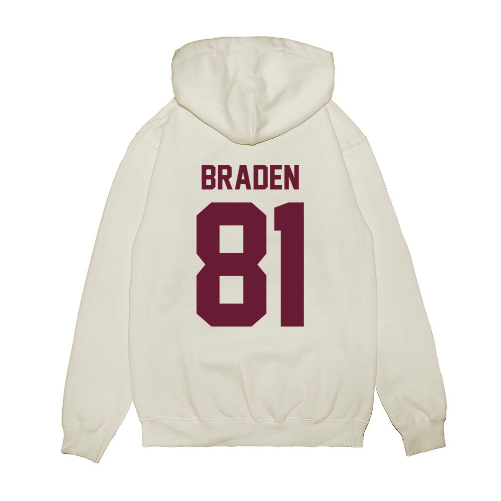 Texas A&M - NCAA Football : Luke Braden - Vintage Premium Hooded Sweatshirt-1