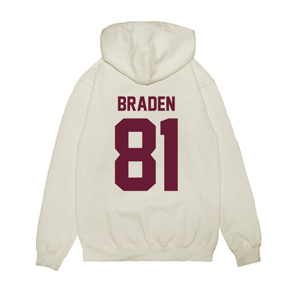 Texas A&M - NCAA Football : Luke Braden - Vintage Premium Hooded Sweatshirt-1