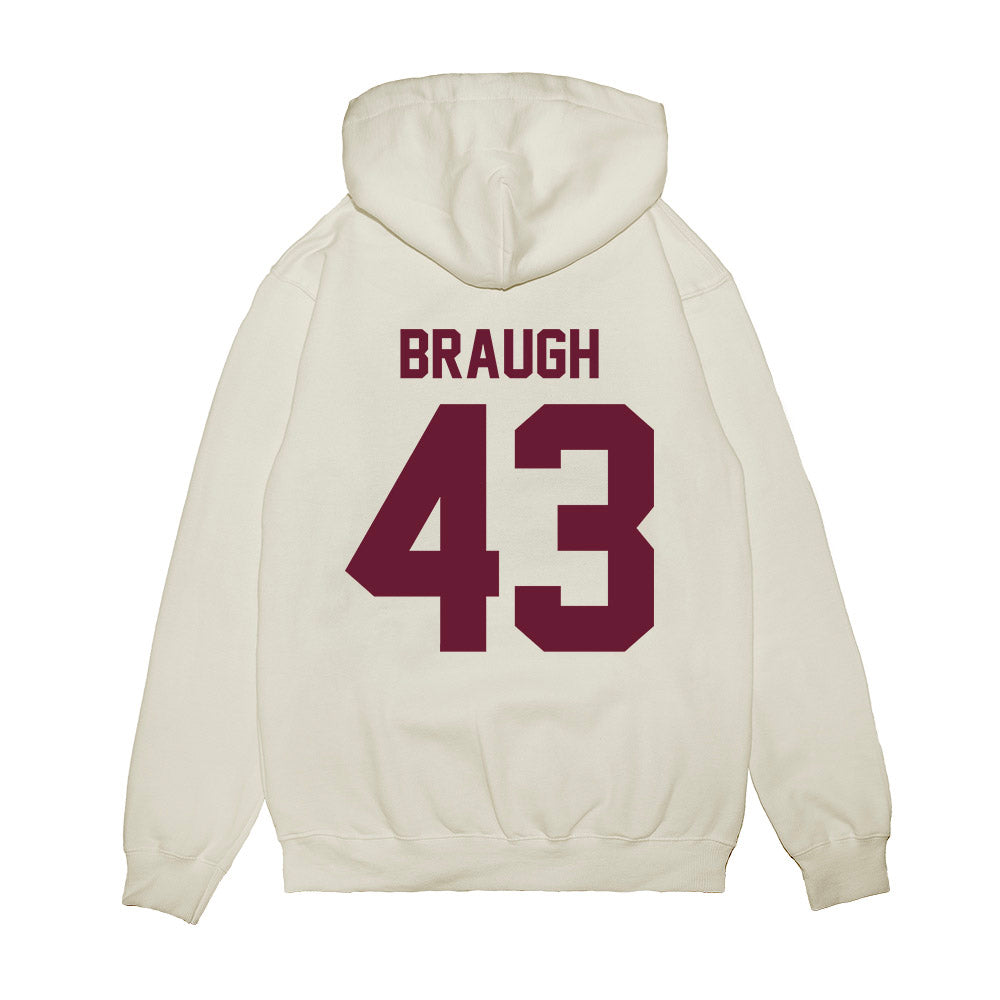 Texas A&M - NCAA Football : Carter Braugh - Vintage Premium Hooded Sweatshirt-1