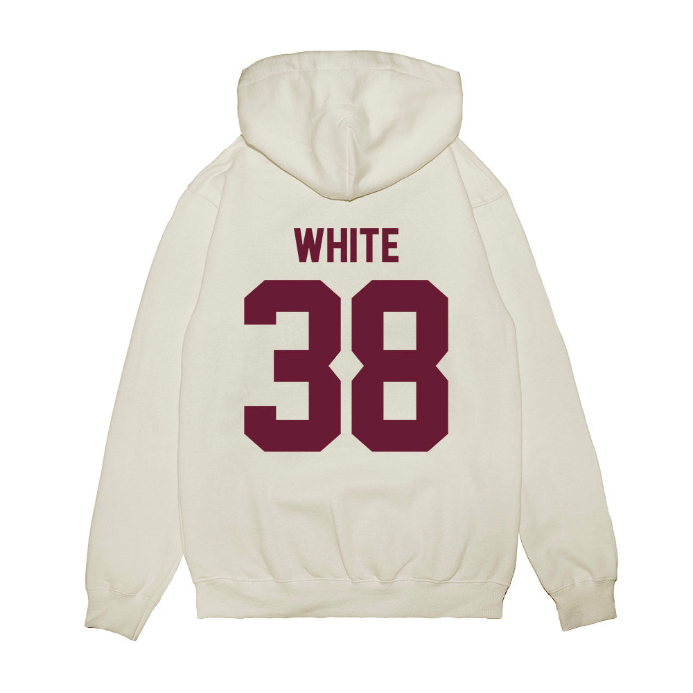 Texas A&M - NCAA Football : Jared White - Vintage Premium Hooded Sweatshirt-1