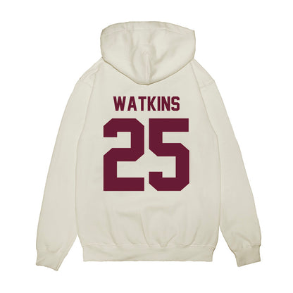 Texas A&M - NCAA Football : Tamarion Watkins - Vintage Premium Hooded Sweatshirt-1
