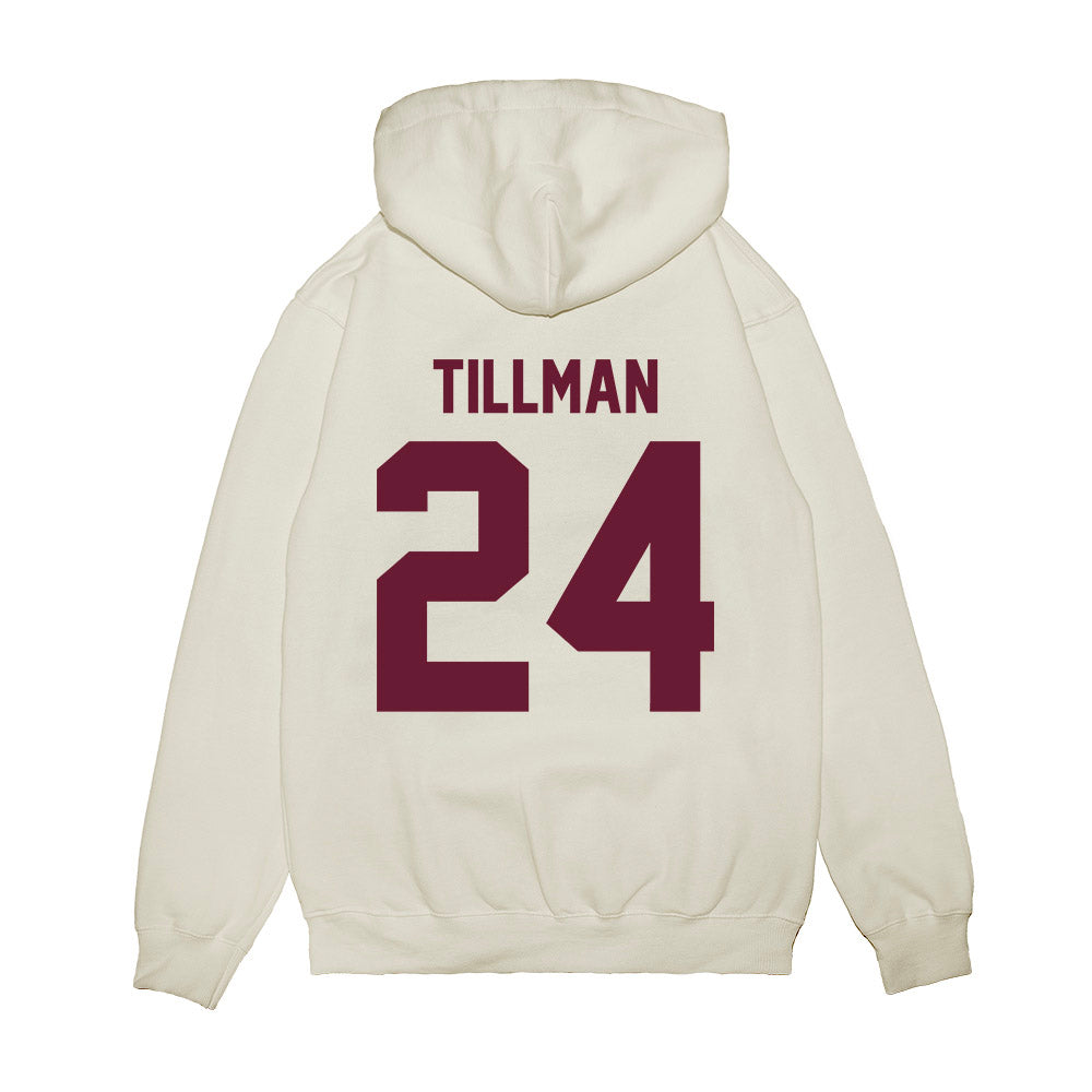 Texas A&M - NCAA Football : Ramarian Tillman - Vintage Premium Hooded Sweatshirt-1