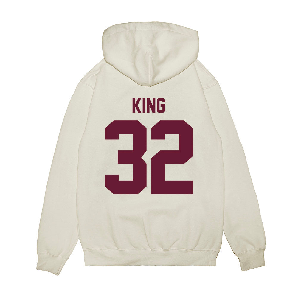 Texas A&M - NCAA Football : Taiyion King - Vintage Premium Hooded Sweatshirt-1