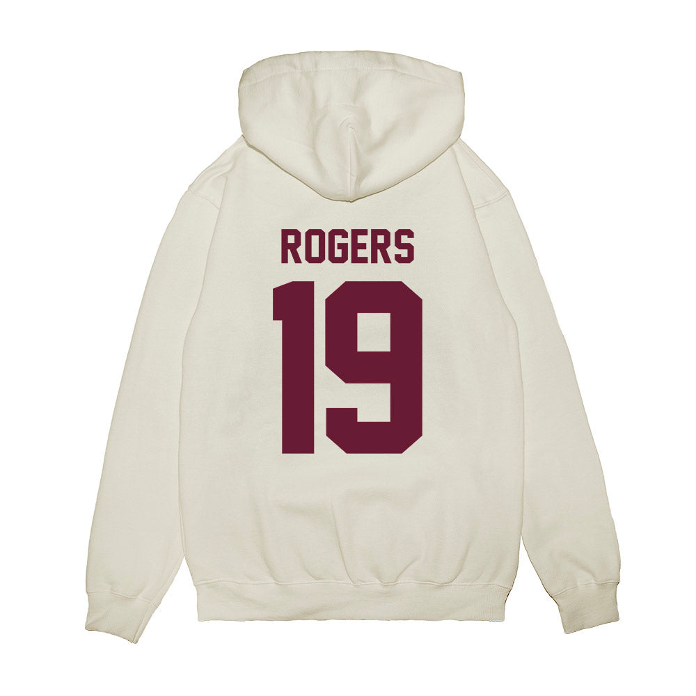 Texas A&M - NCAA Football : Bravion Rogers - Vintage Premium Hooded Sweatshirt-1