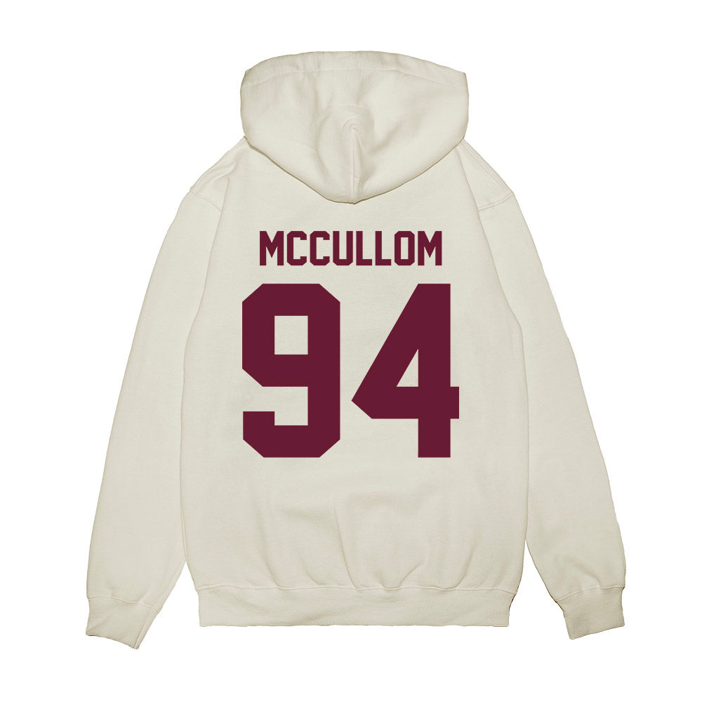 Texas A&M - NCAA Football : Angelo McCullom - Vintage Premium Hooded Sweatshirt-1