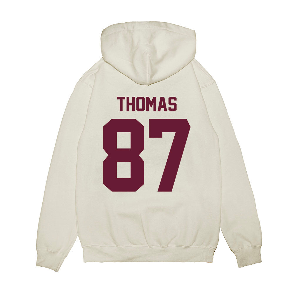Texas A&M - NCAA Football : Houston Thomas - Vintage Premium Hooded Sweatshirt-1