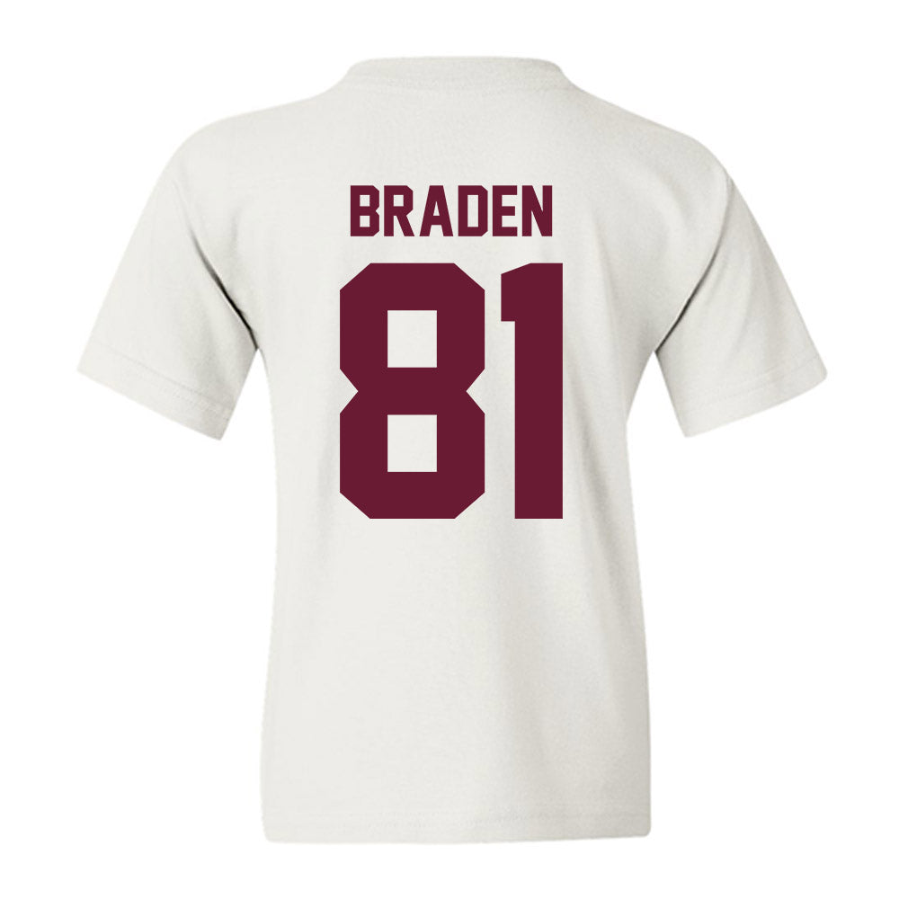 Texas A&M - NCAA Football : Luke Braden - Vintage Youth T-Shirt-1