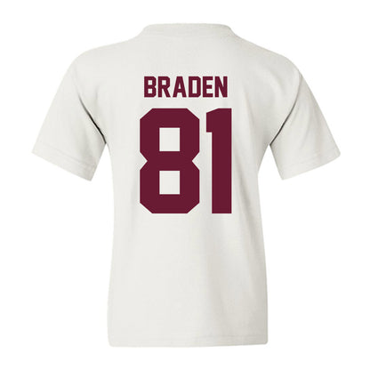 Texas A&M - NCAA Football : Luke Braden - Vintage Youth T-Shirt-1