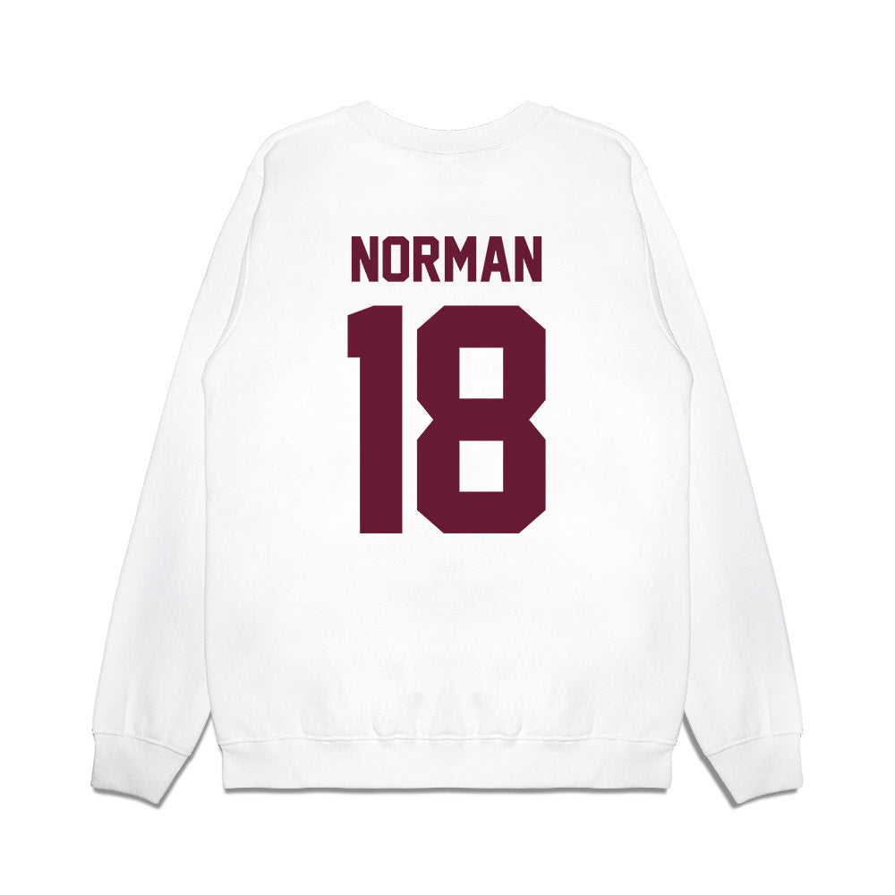 Texas A&M - NCAA Football : TK Norman - Vintage Premium Crewneck Sweatshirt-1