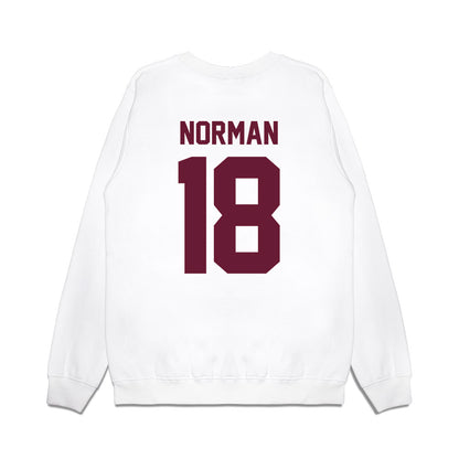 Texas A&M - NCAA Football : TK Norman - Vintage Premium Crewneck Sweatshirt-1