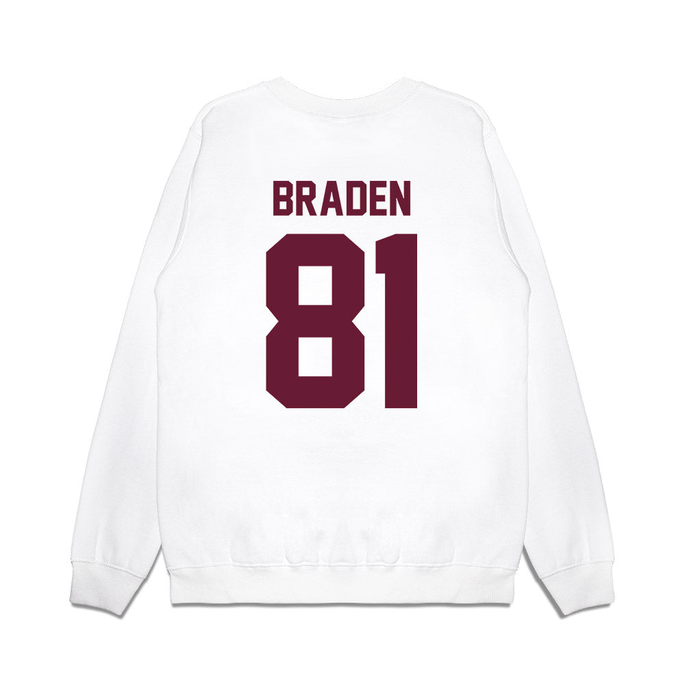 Texas A&M - NCAA Football : Luke Braden - Vintage Premium Crewneck Sweatshirt-1