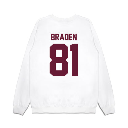 Texas A&M - NCAA Football : Luke Braden - Vintage Premium Crewneck Sweatshirt-1