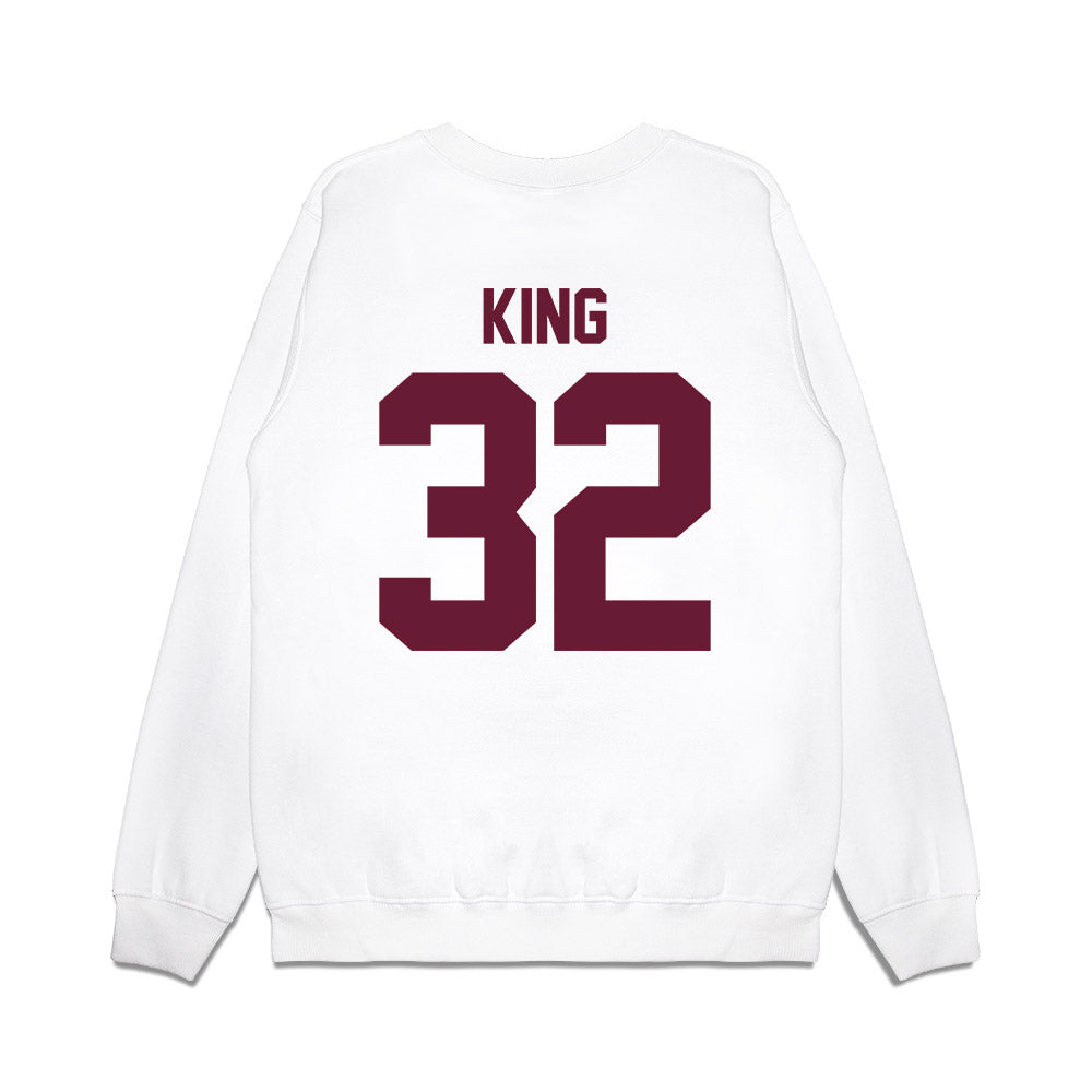 Texas A&M - NCAA Football : Taiyion King - Vintage Premium Crewneck Sweatshirt-1