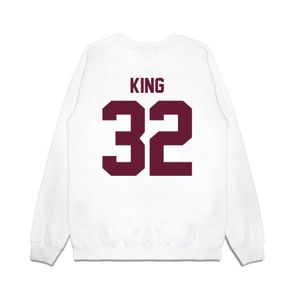Texas A&M - NCAA Football : Taiyion King - Vintage Premium Crewneck Sweatshirt-1