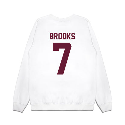 Texas A&M - NCAA Football : Dalton Brooks - Vintage Premium Crewneck Sweatshirt-1