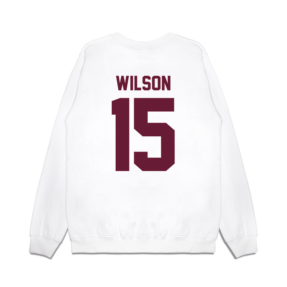 Texas A&M - NCAA Football : Tylan Wilson - Vintage Premium Crewneck Sweatshirt-1