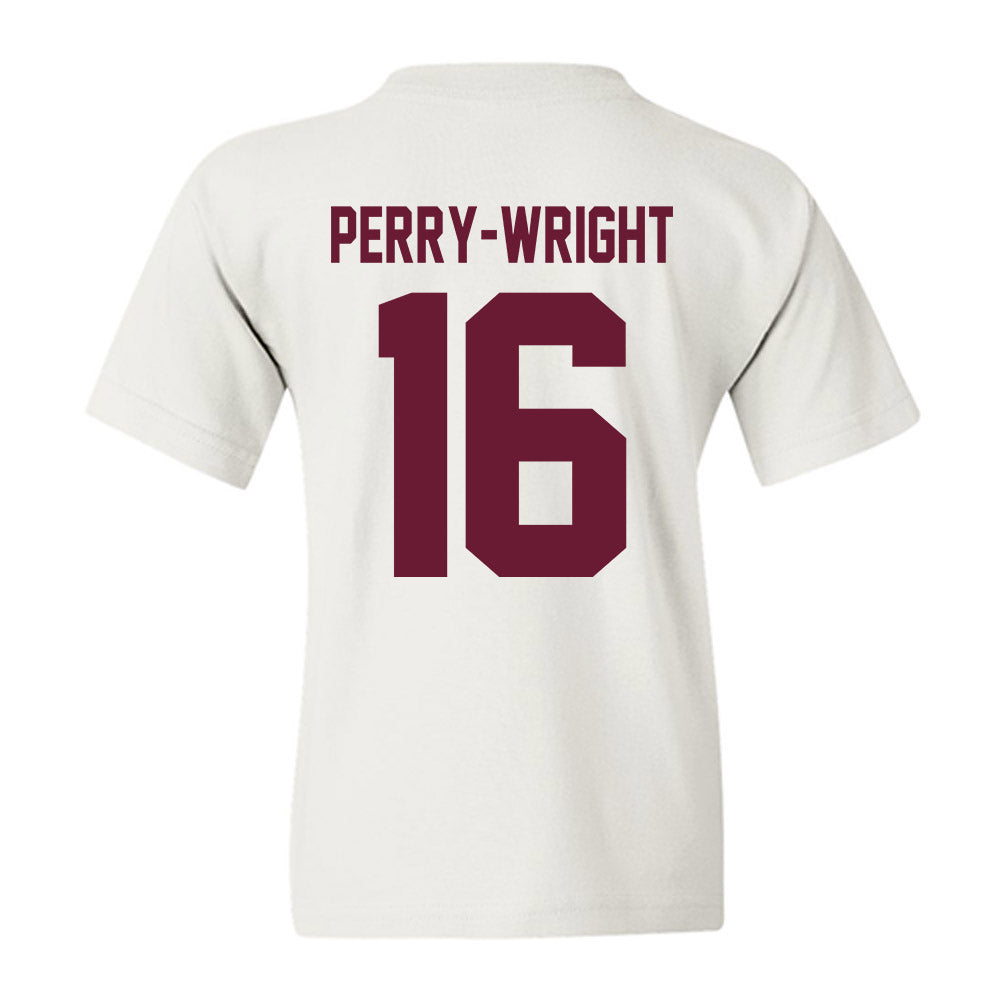 Texas A&M - NCAA Football : Bryce Perry-Wright - Vintage Youth T-Shirt-1